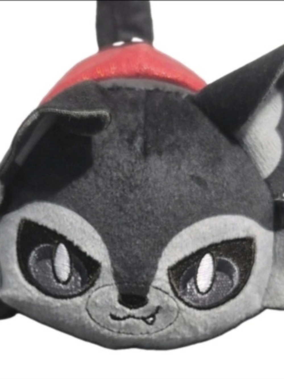 Aphmau Aaron Wolf MeeMeows Plush Gray & Red